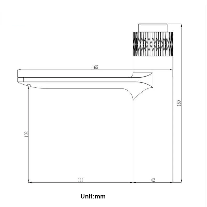 Countertop Mount Chrome Plated Brass Basin Faucet Bathroom Hot and Cold Mixer Push Button Faucet Basin Faucet