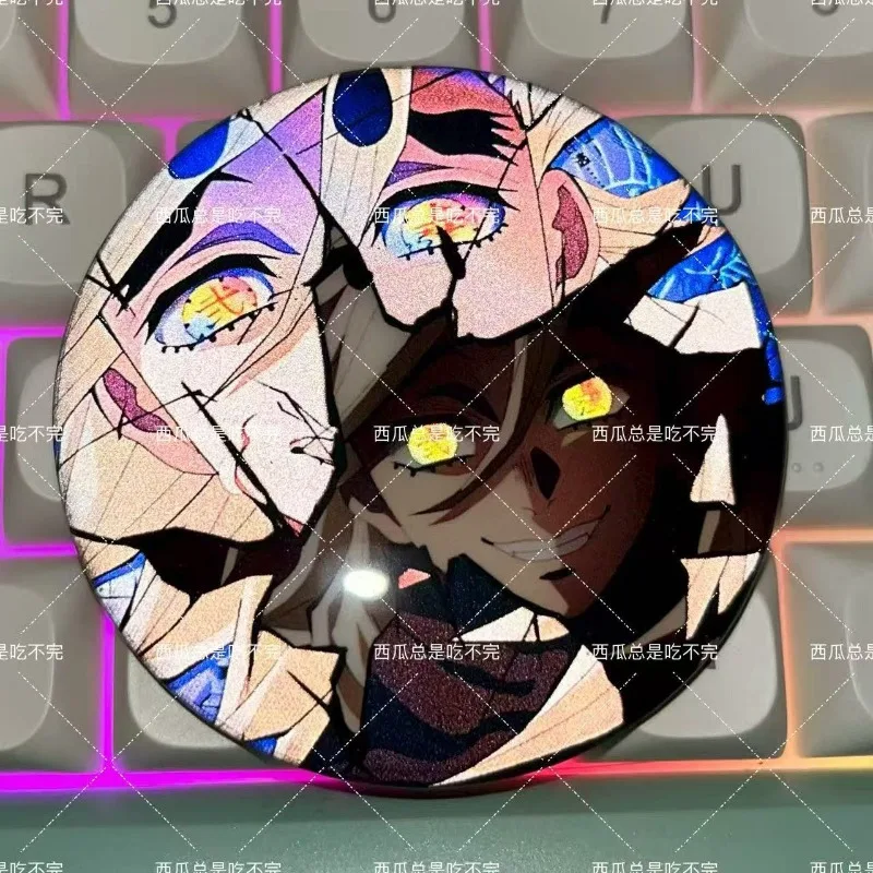 Anime Demon Slayer Brooch Badges Douma Button Pin Collection Ornament Goods Accessories Toys Cosplay Friends Gift for Fans