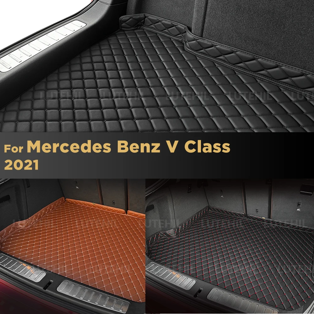 

For Mercedes Benz V Class 2021 Car Trunk Mat Car Cargo Liner Protective Pad Interior Accessories