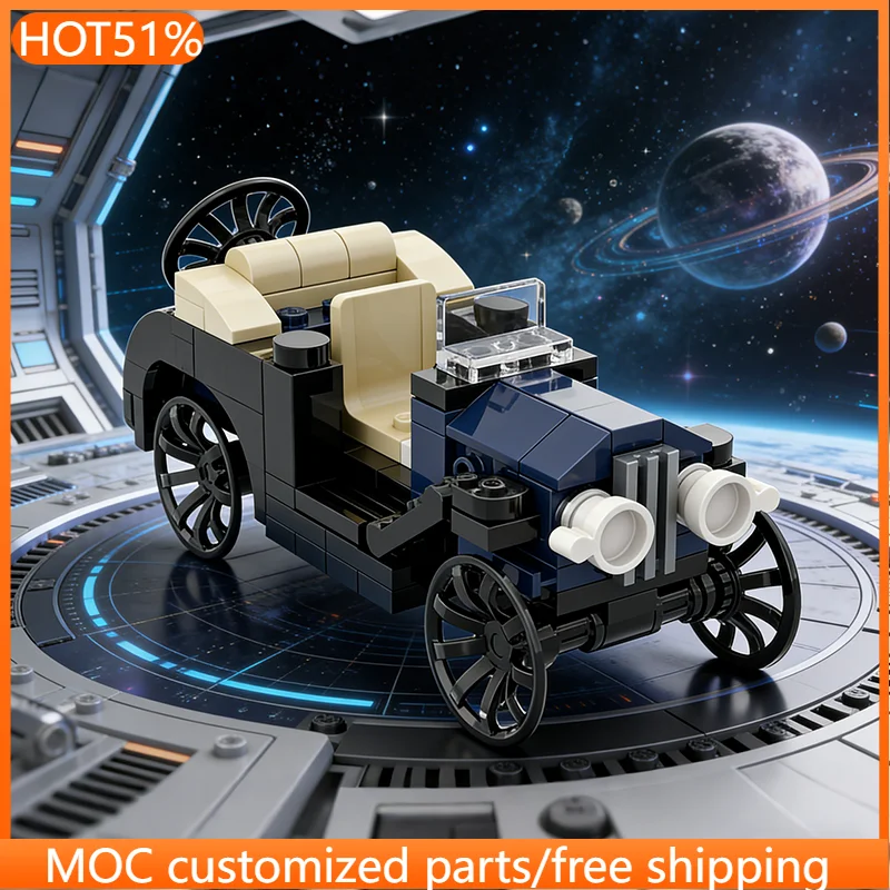 

Набор из 114 деталей: Транспортная карета MOC, модульный конструктор, развивающая технологичная игрушка для детей, популярный подарок на день рождения