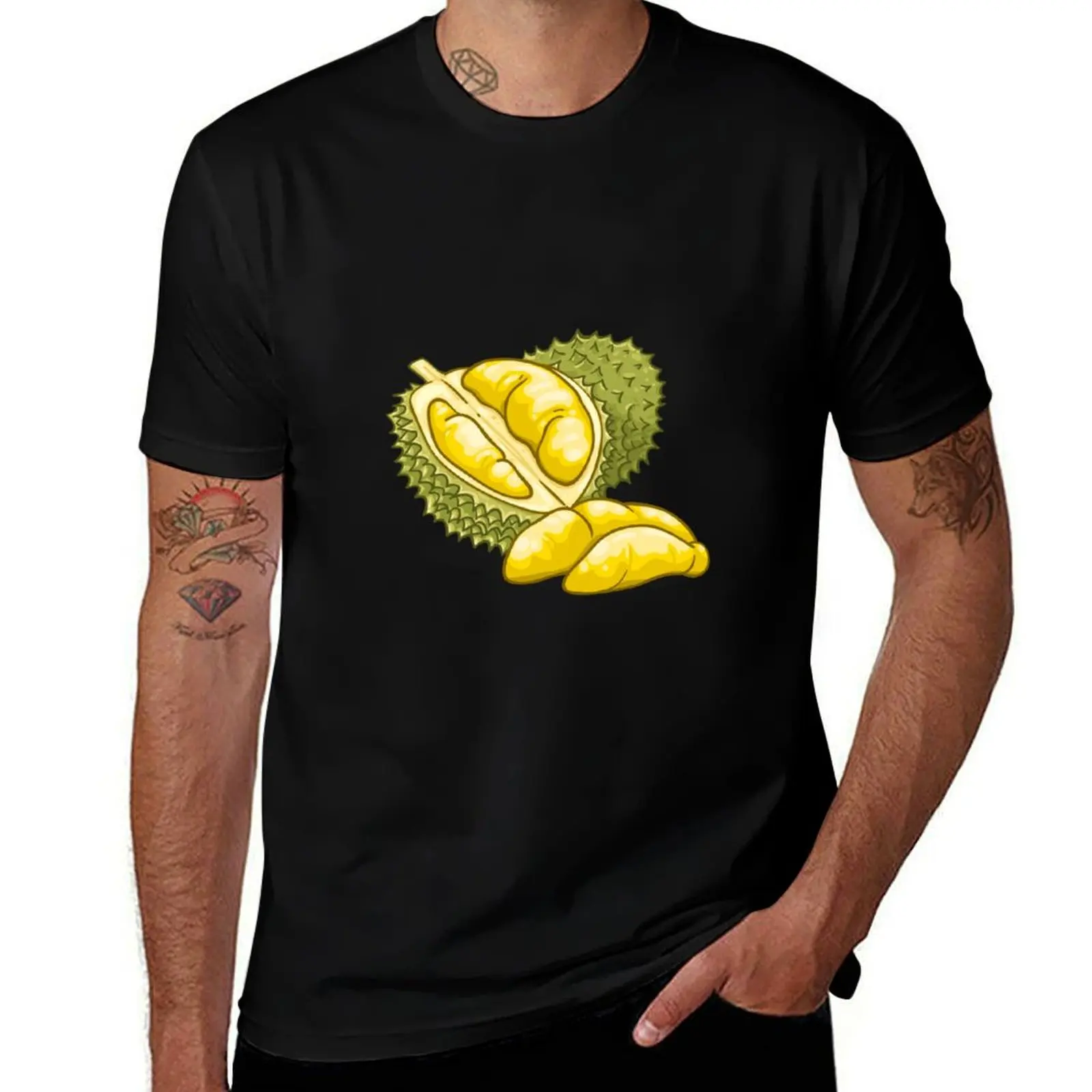 

man graphic shirt T-Shirt man t shirts t durian funny shirt summer casual for T-Shirt t man