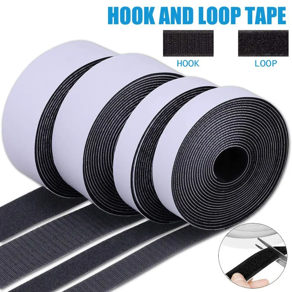 1Meter Decoration DIY Accessories Home Gadget Magic Sticker Nylon Sticker Self Adhesive Hook Loop Fastener Tape