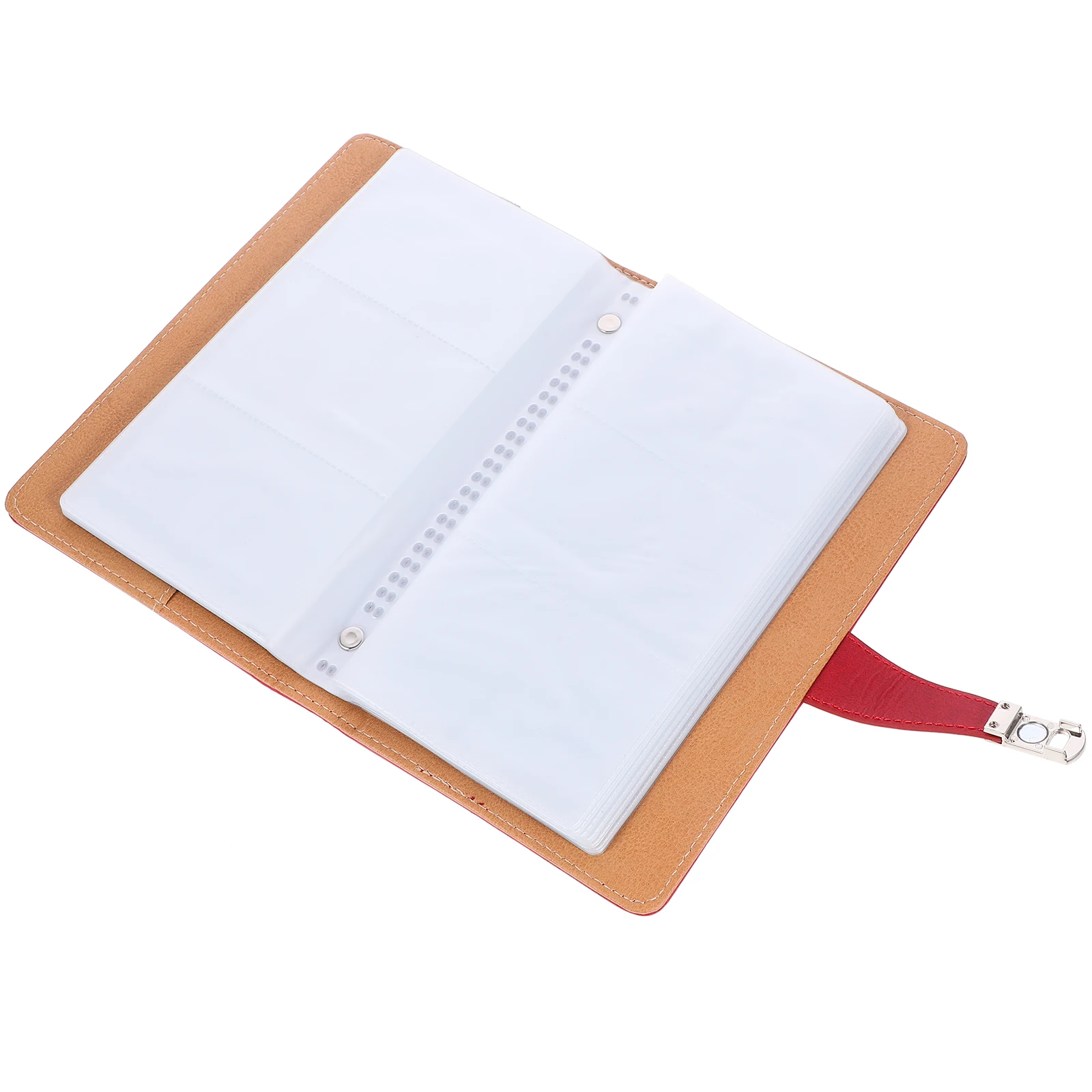 

Large Capacity 120 Slots Card Book Album for Trading Cards Game Cards Binder Organizer Storage Collection A6 Red