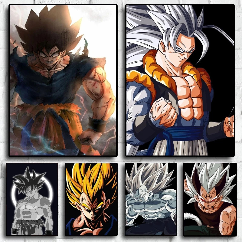 

Dragon Ball Kakarot Canvas Artwork Painting Picture Print Wall Decoration Paintings Birthday Gifts Poster Toy Decorative Hanging