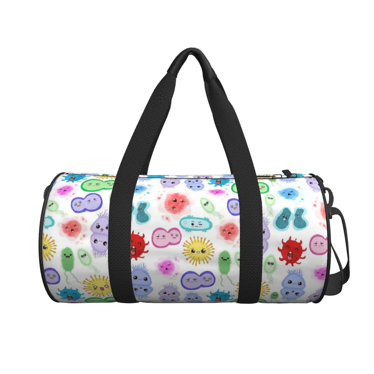 

Большая спортивная сумка Cute Microbes, бактерии, вирусы, Ecoli, MicroBiology, водонепроницаемая дорожная сумка, сумки для фитнеса