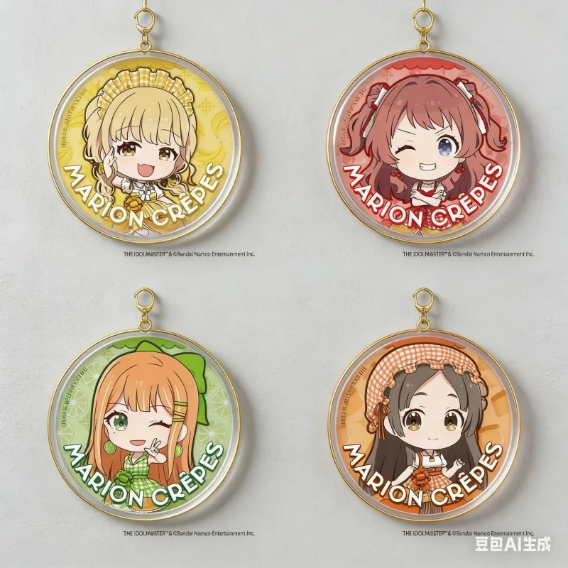 LLavero de acrílico de 6CM de Anime THE IDOLM @ STER Gakuen, colgante para mochila escolar, Cosplay Misuzu Sena Hiro, accesorios de colección, regalos Firend
