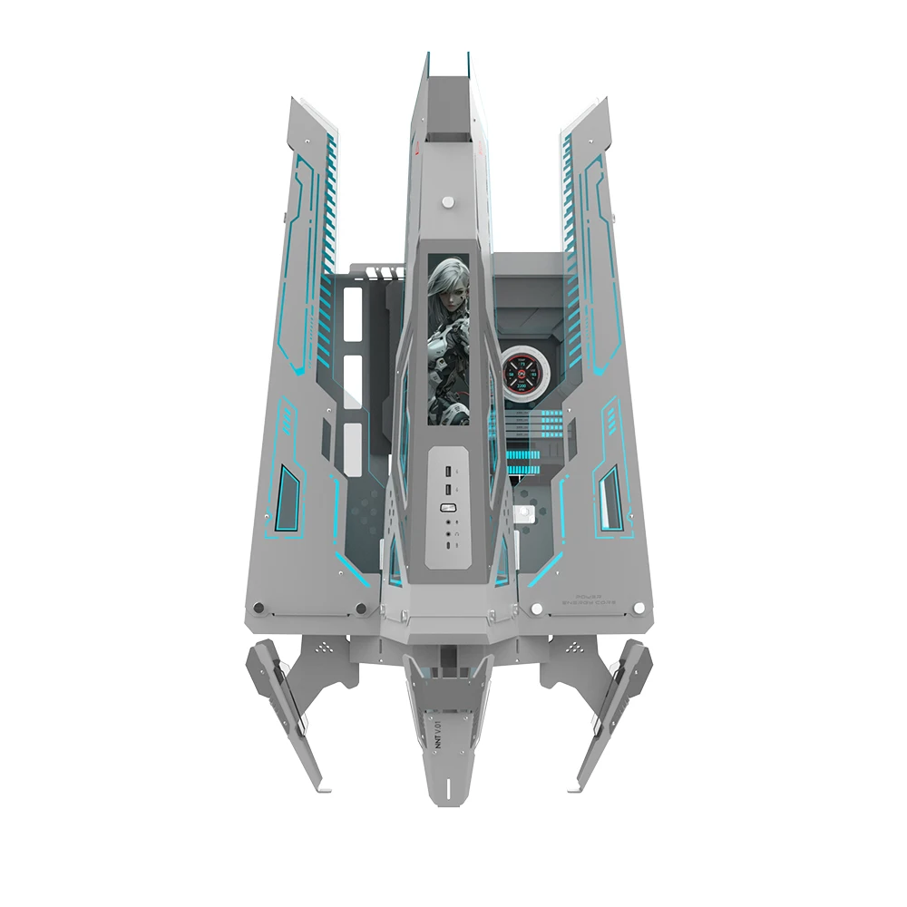 

ALSEYE New Design Star Ark PC Gaming E-ATX Cases & Towers Computer Chassis Metal Cabinet for Desktop