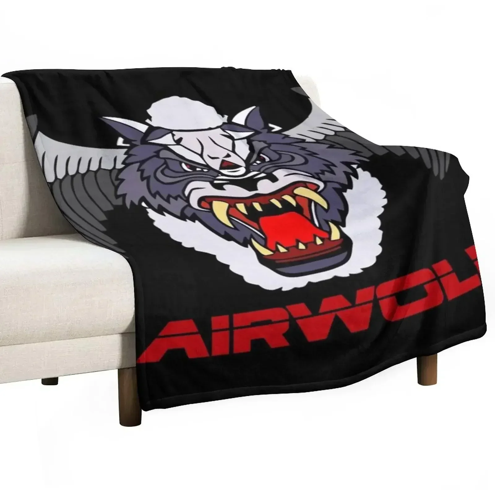 

Airwolf Throw Blanket manga cosplay anime Summer Beddings Flannels Blankets