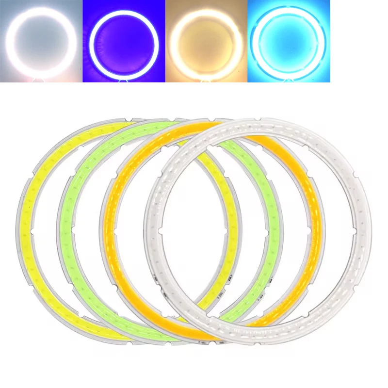 

2.5W - 13W Angel Eyes Annular LED COB Chip DC 12V Cool/Warm White Ice Blue Ring Lights Source For DIY Automotive Headlight