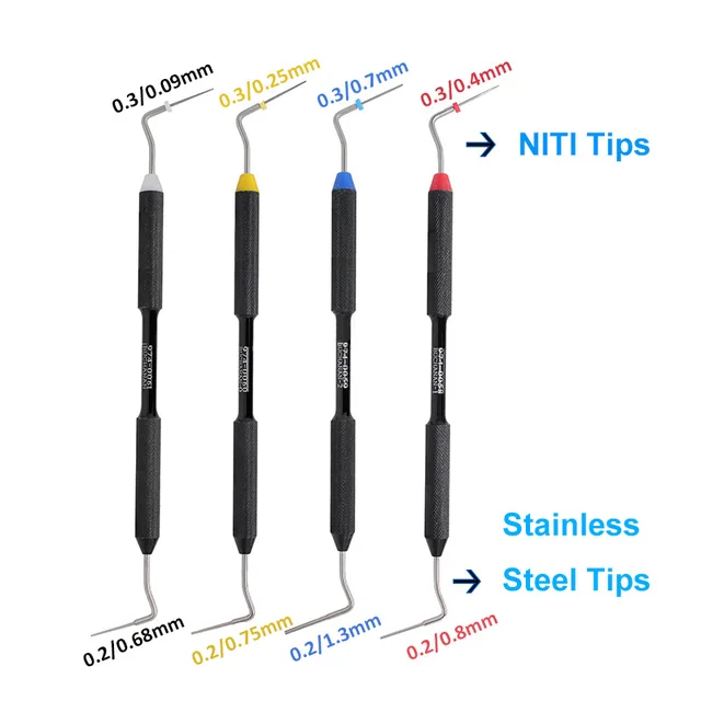 Dental Endo Hand Plugger Instrumenty endodontyczne NITI / końcówka ze stali nierdzewnej Dentysta Narzędzia stomatologiczne