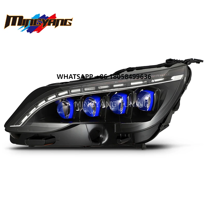 

2017 Head Lamps Light Headlamps Car Accessories for 4008 350THP 380THP Led Headlights