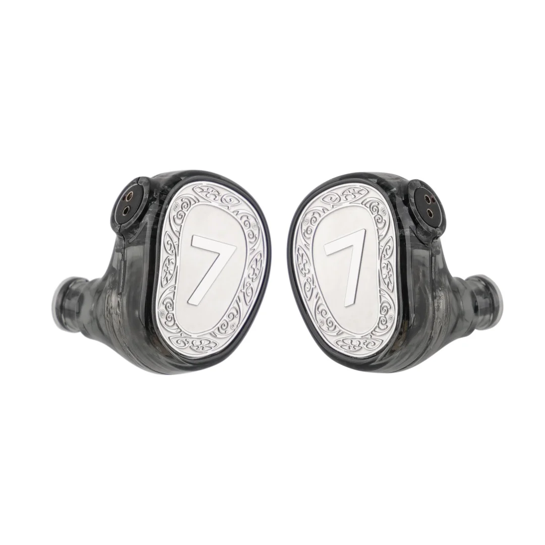 سماعة أذن Elua Ultra Dual Dynamic Driver 7 هرتز مع كابل ممتاز قابل للفصل