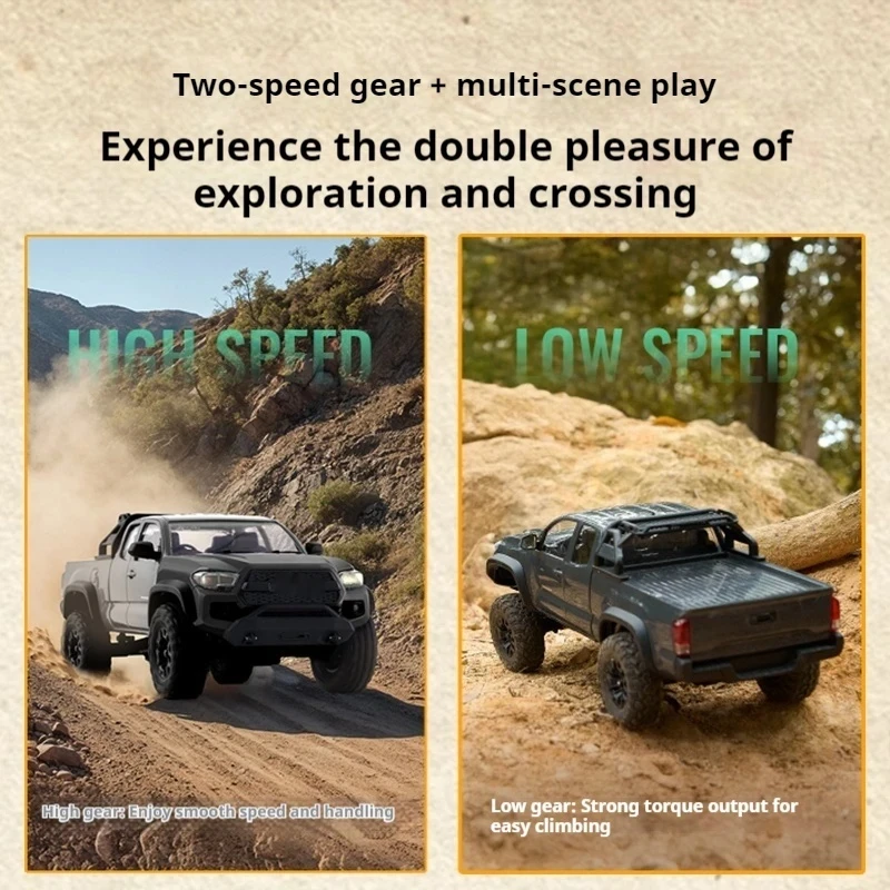 2025 FMS تاكوما 1/24 مقياس التحكم عن بعد RC على الطرق الوعرة تسلق سيارة لعبة هدية للأطفال محاكاة مركبة Fcx24m #4