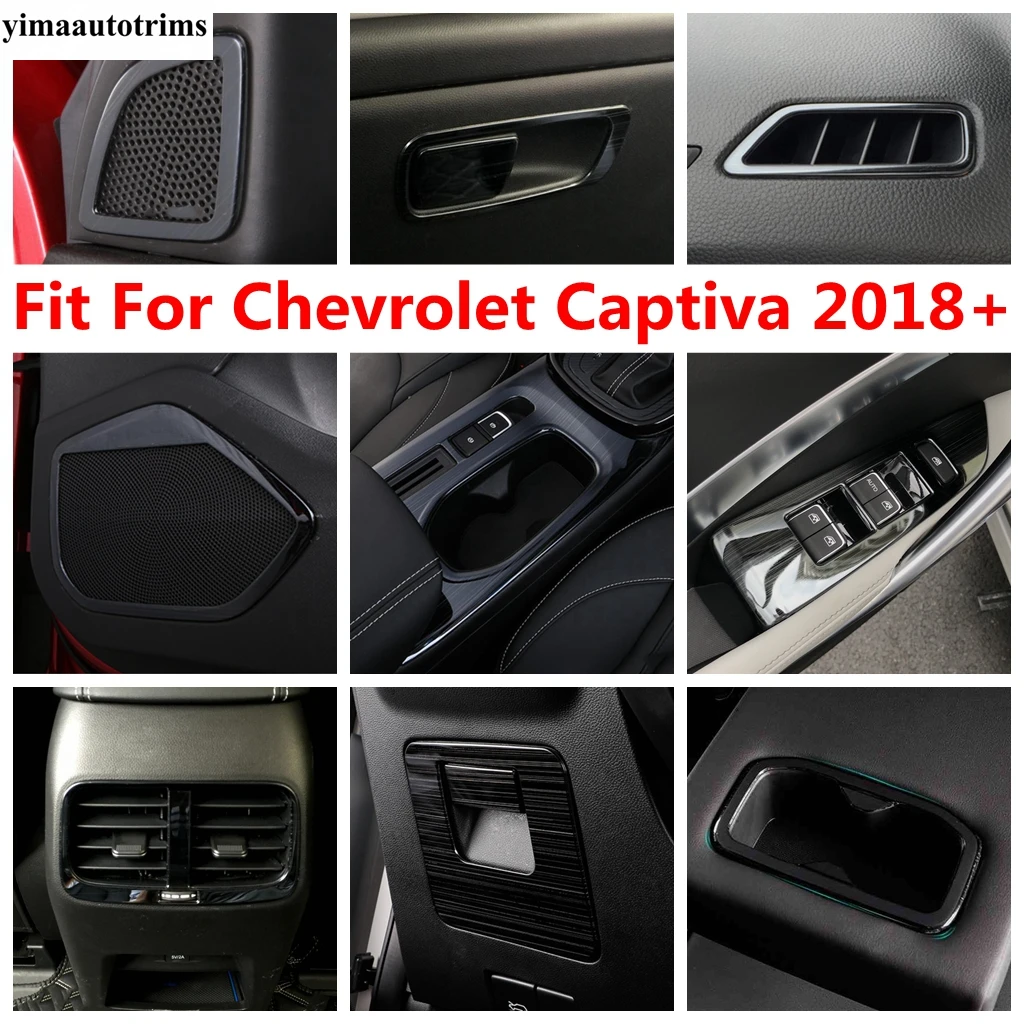 

Dashboard AC Air / Shift Gear Water Cup Panel / Door Speaker Glove Box Cover Trim Accessories For Chevrolet Captiva 2018 - 2021