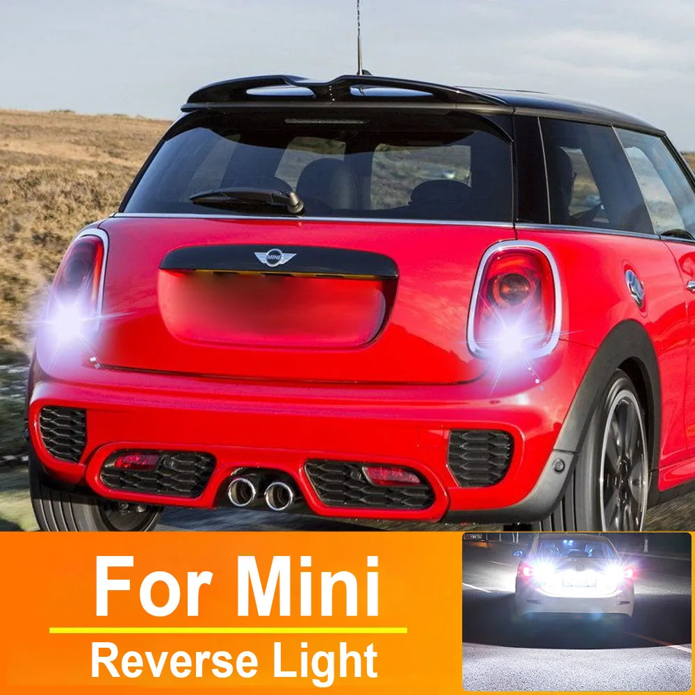 2pcs LED Reverse Light Backup Lamp P21W BA15S 1156 For Mini Cooper R56 R50 R51 R53 R54 R55 R57 R59 R60 R61 GT Canbus Bulbs