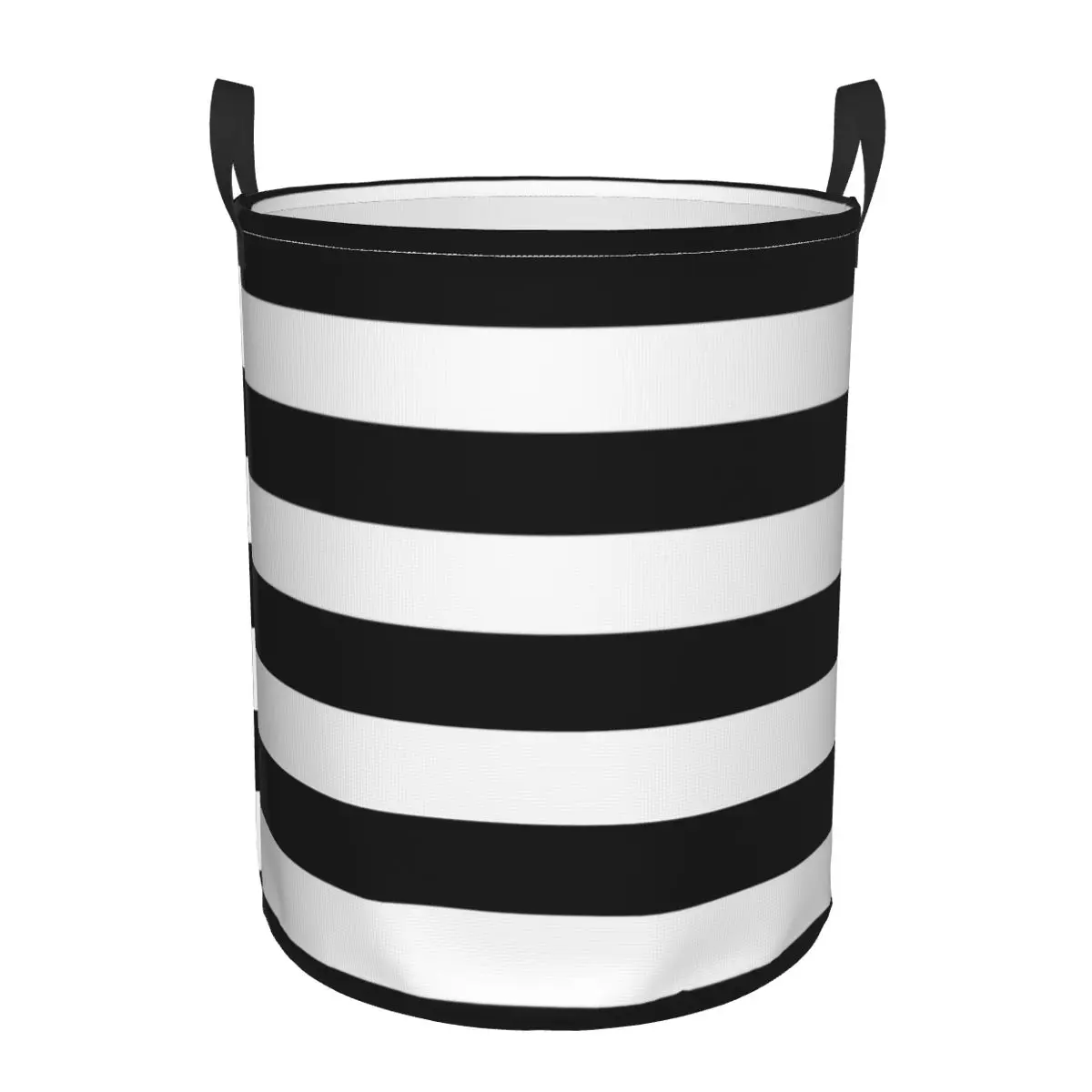 

Black And White Stripes Foldable Laundry Baskets Dirty Clothes Toys Sundries Storage Basket Home Organizer Large Waterproof Bag