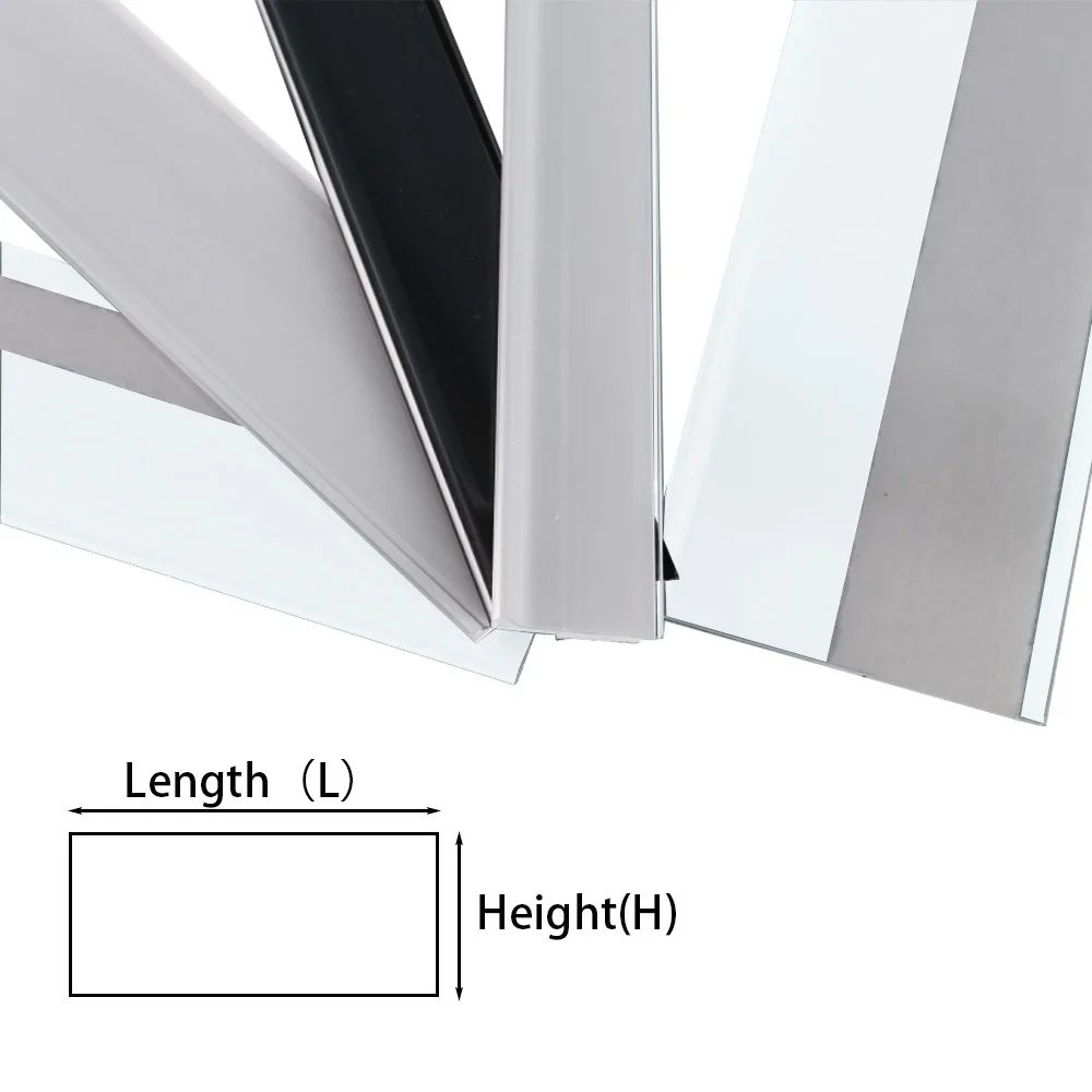 Etiqueta de precio de cubierta plana, tira de datos de visualización, etiqueta de precio, soporte de etiqueta autoadhesivo, marco de etiqueta de montaje en estante para tienda de supermercado