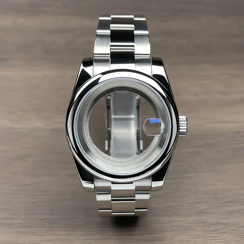 36mm/39mm NH35 DJ Case Stainless Steel Sapphire Glass SK DJ Mod Parts Replacemet Case Fit Nh35 Nh36 Movement Watch Case NH35 image 3