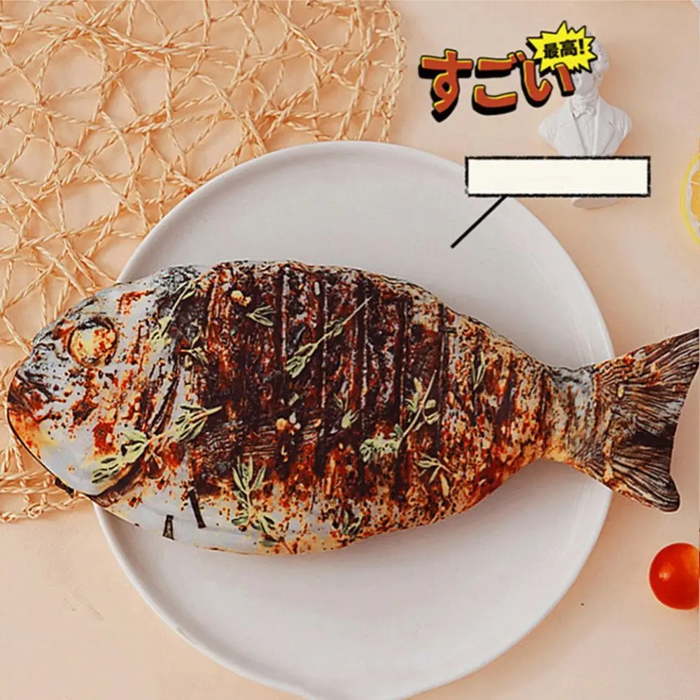 

Pig's Trotters Meat Pencil Case Realistic Drumstick Carp Fish Shape Pen Bag Chicken Legs Simulation Food Stationery Bag