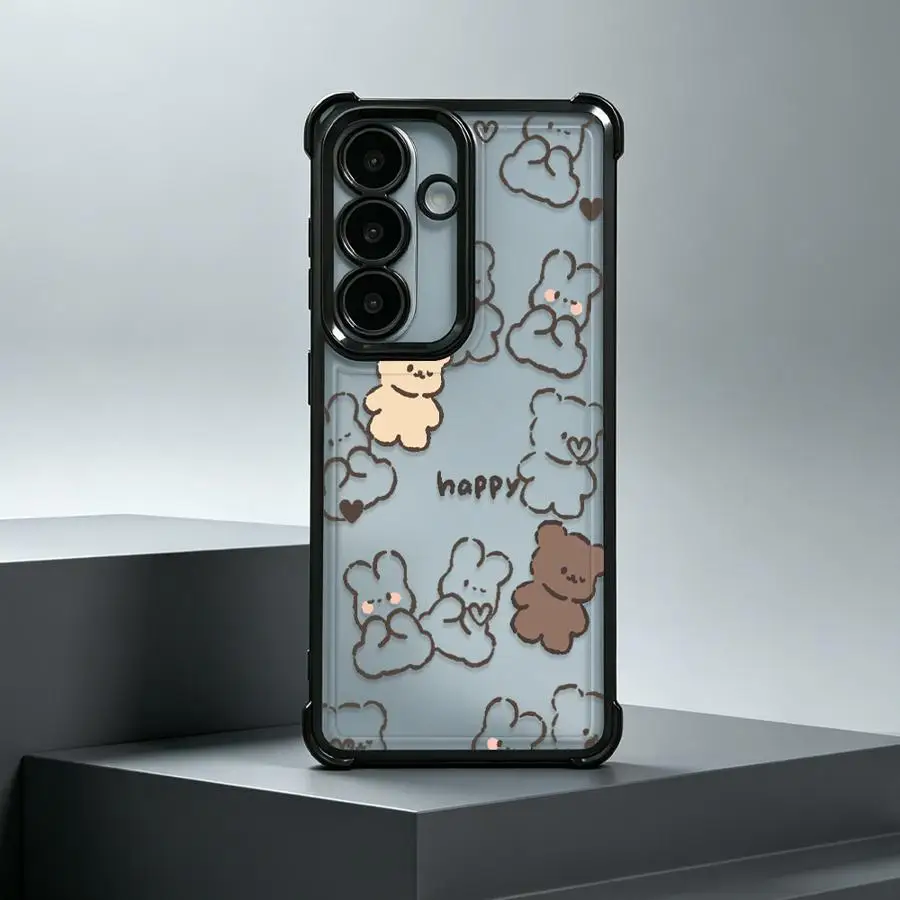 Phone Cover Case for Samsung Galaxy A23 A51 A16 A06 A73 A13 A54 A34 A24 A52 A14 A04 A07 A53 A12 A03 A15 A05 A33 A50 Bear And