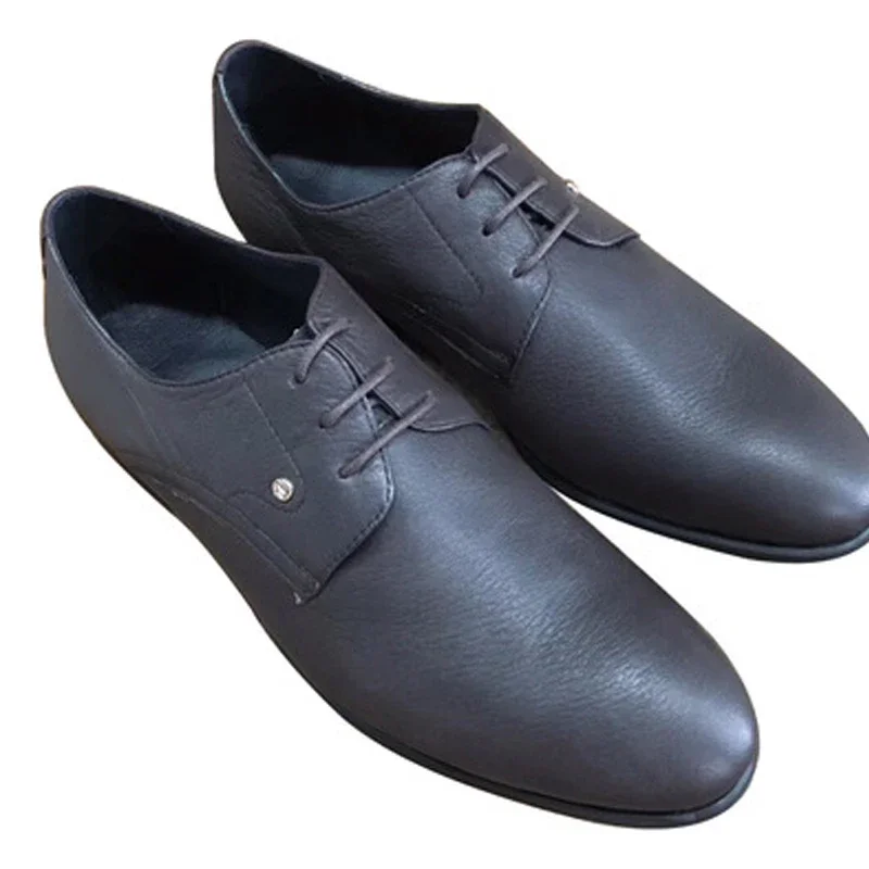 shenzhen dae new British  business  leisure  deerskin  men shoes  trend  male  shoes  Soft leather Soft bottom  men shoes