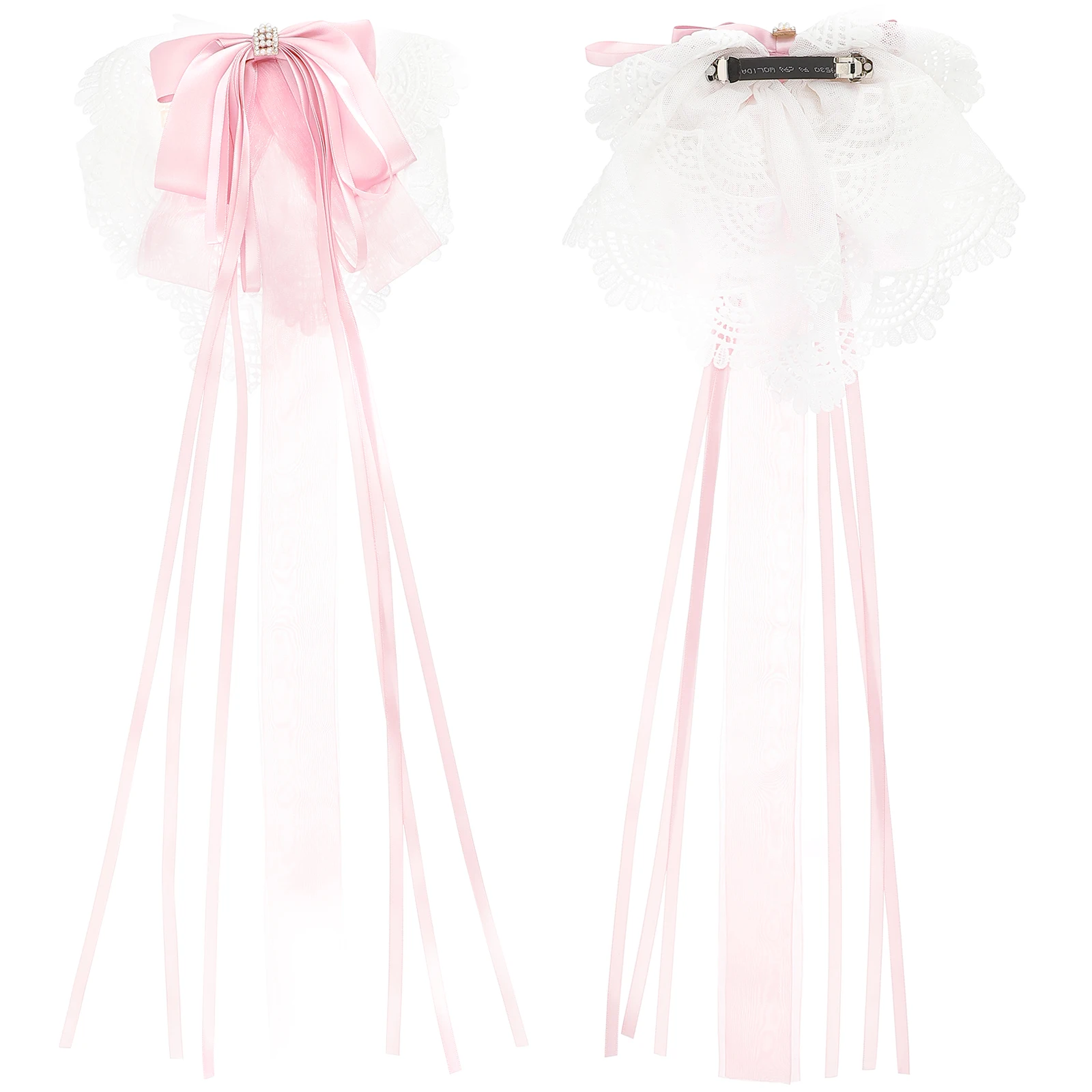 

Oversize Bow Knot Hair Clip Hair Bow Holder Hairstyle Non-Slip Barrette Lolita Hairpin Party Decoration Lolita Hairpins
