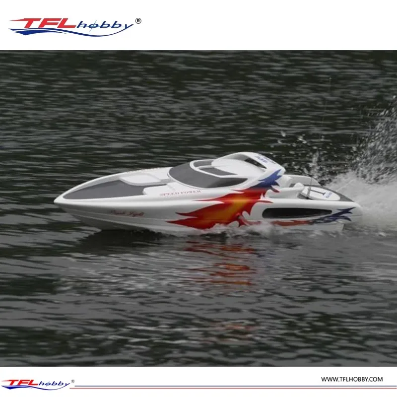 

TFL gasoline ship Great White Shark 1314 30CC engine yacht fiberglass remote control simulation model ship