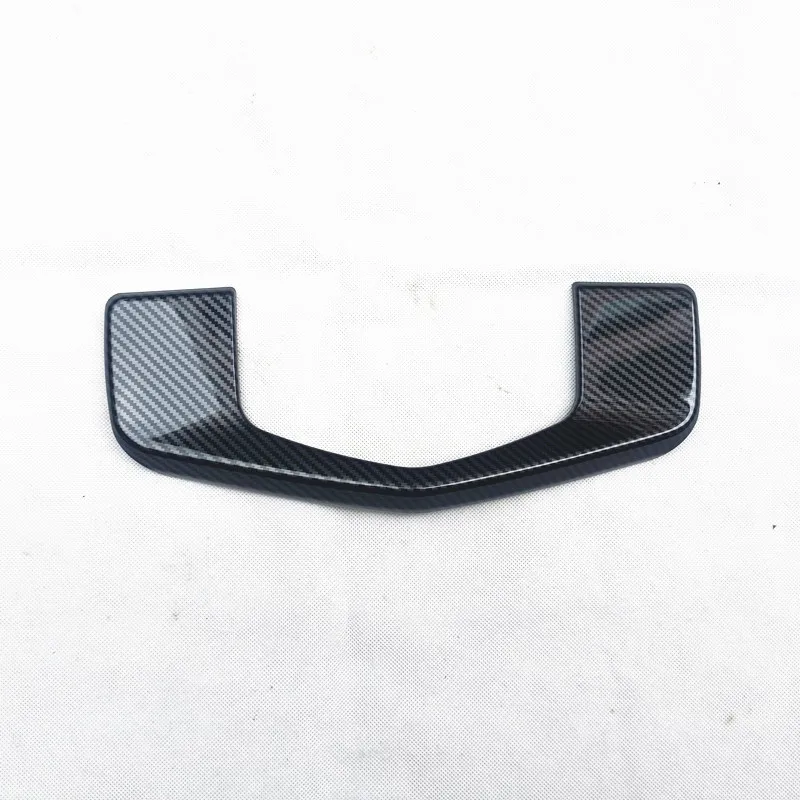 For VinFast VF 3 VF3 2024 2025 Interior Car Accessories Steering Wheel Cover Trim ABS Imitation Carbon Fiber
