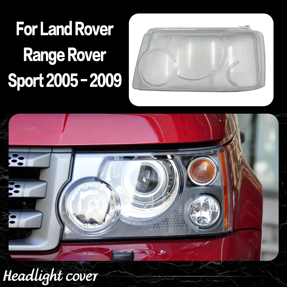 

Headlight Lens For Land Rover Range Rover Sport 2005 2006 2007 2008 2009 Transparent Headlamp Cover Shell Plexiglass Lampshade