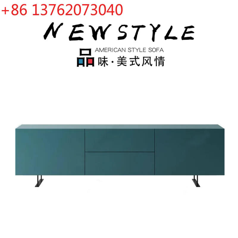 

Italian piano paint TV cabinet simple small apartment audio-visual cabinet creative personality