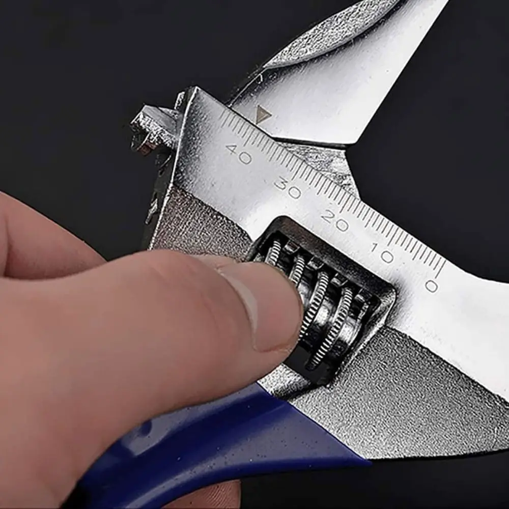 

Ergonomic Design Adjustable Wrench Multi-Function Extra Wide Jaw Bathroom Wrench 6inch Large Opening Large Opening Wrench