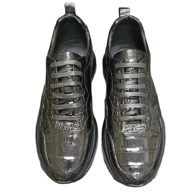 AuthenticCrocodileSkinAll-matchBlackColorMen
