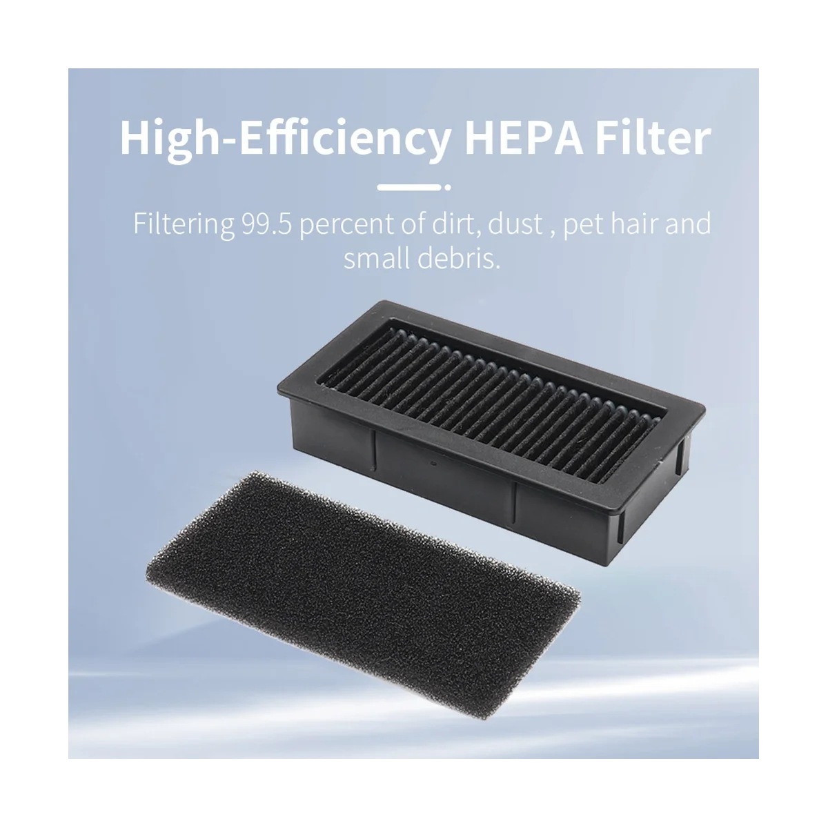 10PCS Hepa Filter for Ecovacs Yeedi CC Robot Vacuum Cleaner Replacement Spare Part Washable Activated Carbon Filters