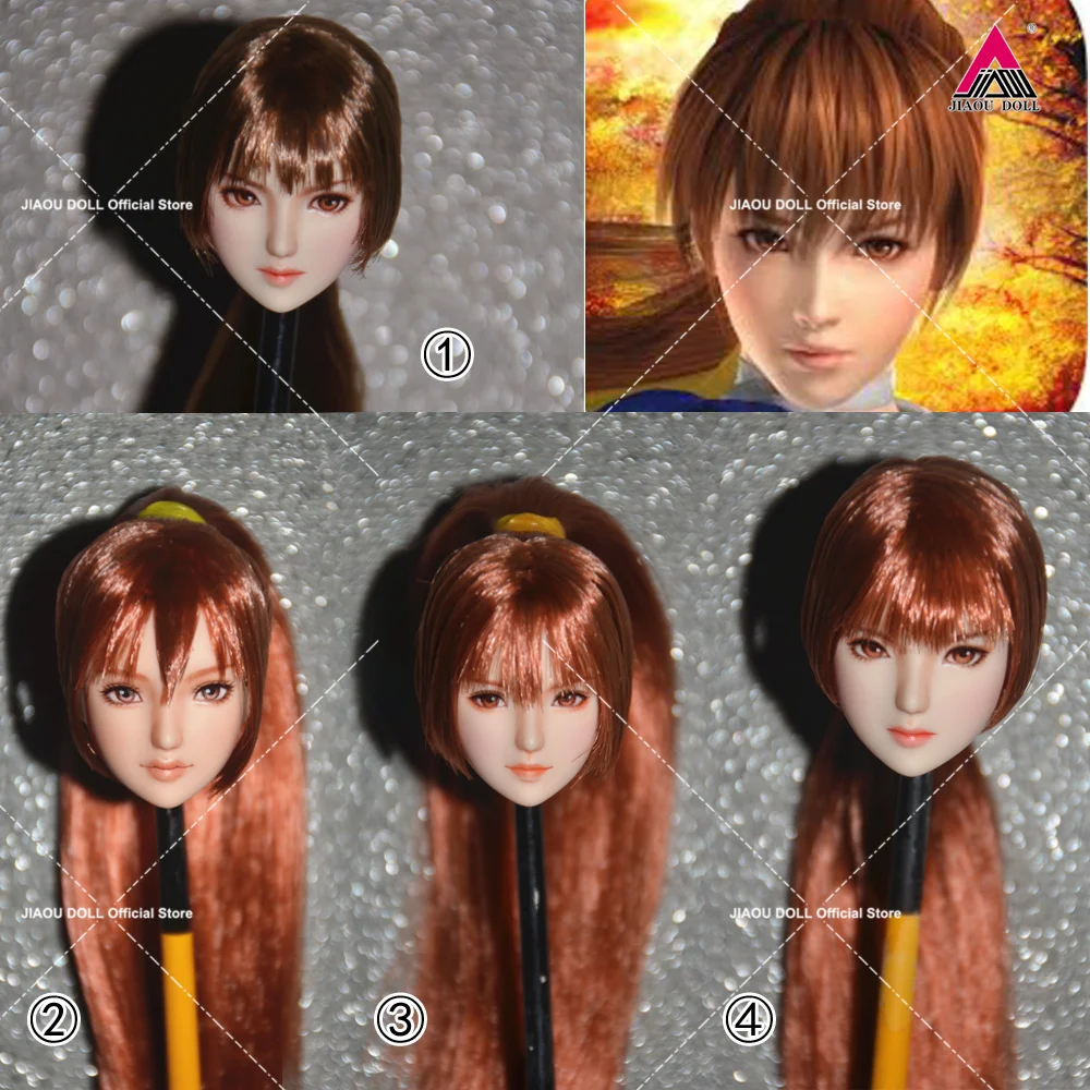 

Customized 1/6 KASUMI Beauty Girl Obitsu Head Sculpt For 12" Female Soldier PH TBL Action Figure Body Dolls Toys