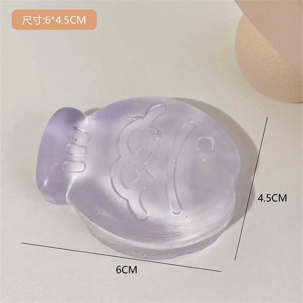 Gifts Transparent Fidget  Cat Paw Hand Pinching Squeeze  Cat Paw Mini Mochi Ice Pressure Ball  Mini Mochi Ice Block