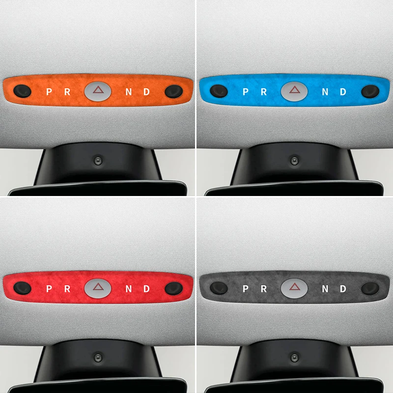 

Made of Alcantara For Tesla Model 3 (2023)/Model Y(2025-) Car Reading Light Panel Trim Frame Sticker Interior Tuning Accessories