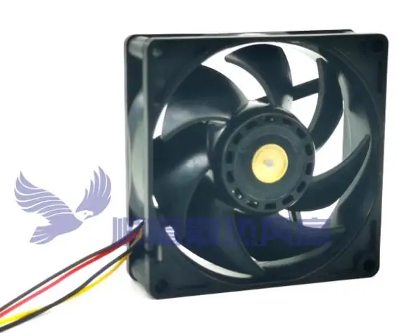 Sanyo Denki 9GA0812P4H001 DC 12V 0.22A 80x80x25mm 4-Wire Server Cooling Fan