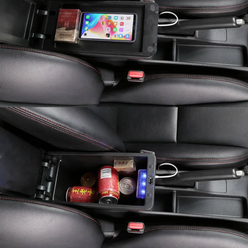 Car Armrest box For Nissan Kicks Armrest box For Nissan Kicks Storage Box Interior Dedicated Retrofit Car Accessories 2016-2024 view 6
