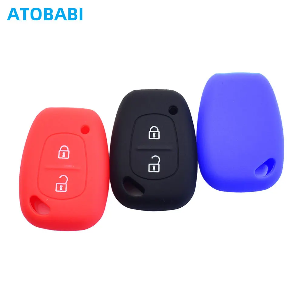 Silicone Car Key Case For Renault Kangoo Trafic Master Opel Vivaro Movano Nissan Interstar Primastar Remote Fobs Shell Cover Bag
