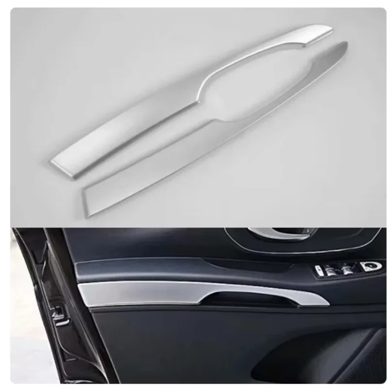 

Front Door Armrest Handle Bowl Strip / Door Bolt Cover Trim For Mercedes-Benz Vito W447 2014 - 2024 Matte Interior Accessories