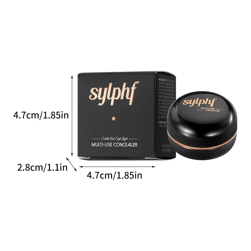 1pc 컨실러, 내구성이 뛰어난 방수, 경량, 결함, 검은 눈 서클 및 흉터를 커버하고 완벽한 안색을 보여줍니다.