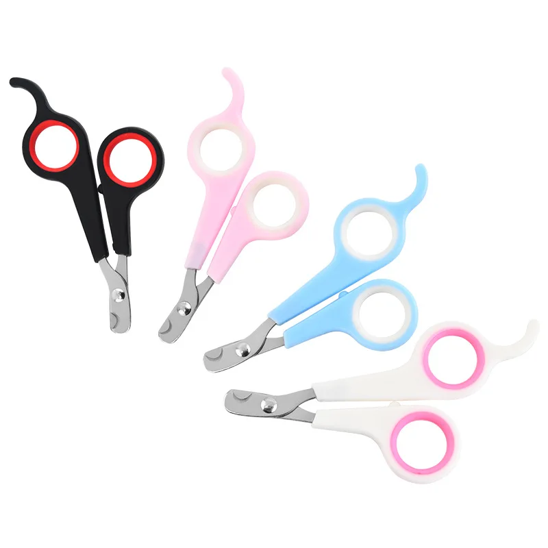 New Pet Nail Scissors Cat Nail Clippers Cat Scissors Home Portable Pet Nail Cutter Cat Grooming Products Accessories