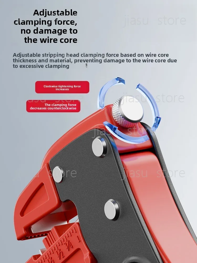 Multifunctional Duck Mouth Wire Stripping Plier Auto Peel Cable Cutter Crimp Hand Tool