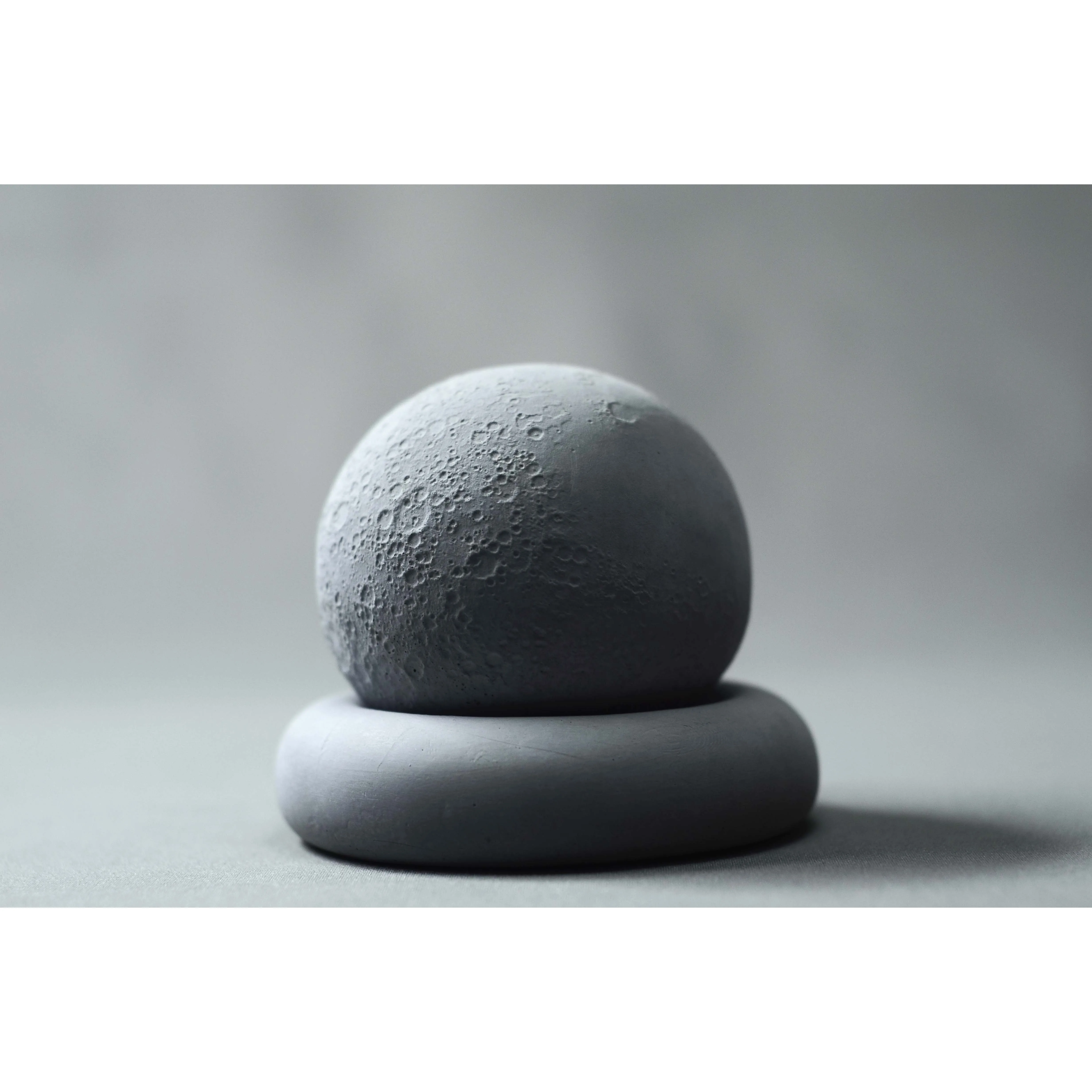 DIY Concrete Plaster Moon Texture design Diffuser Silicone Mold Home Decoration Cement aromatherapy decoration mold silica gel