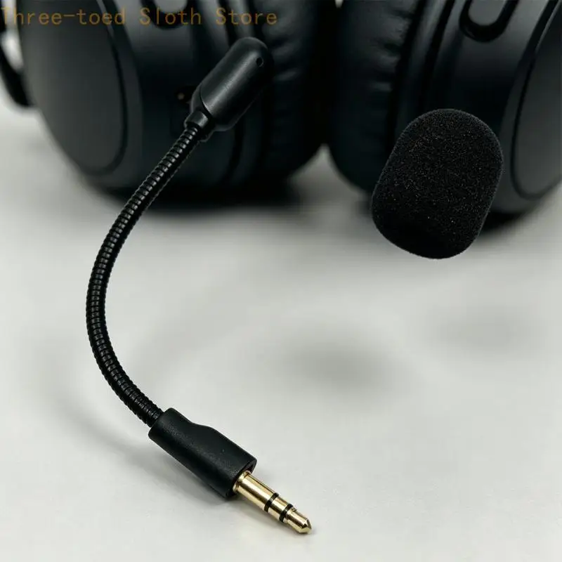 14-cm-Headset-Boom-Mikrofon für GPRO mit flexiblem Schwanenhals und Schaumstoffabdeckung E74A – Detail 2