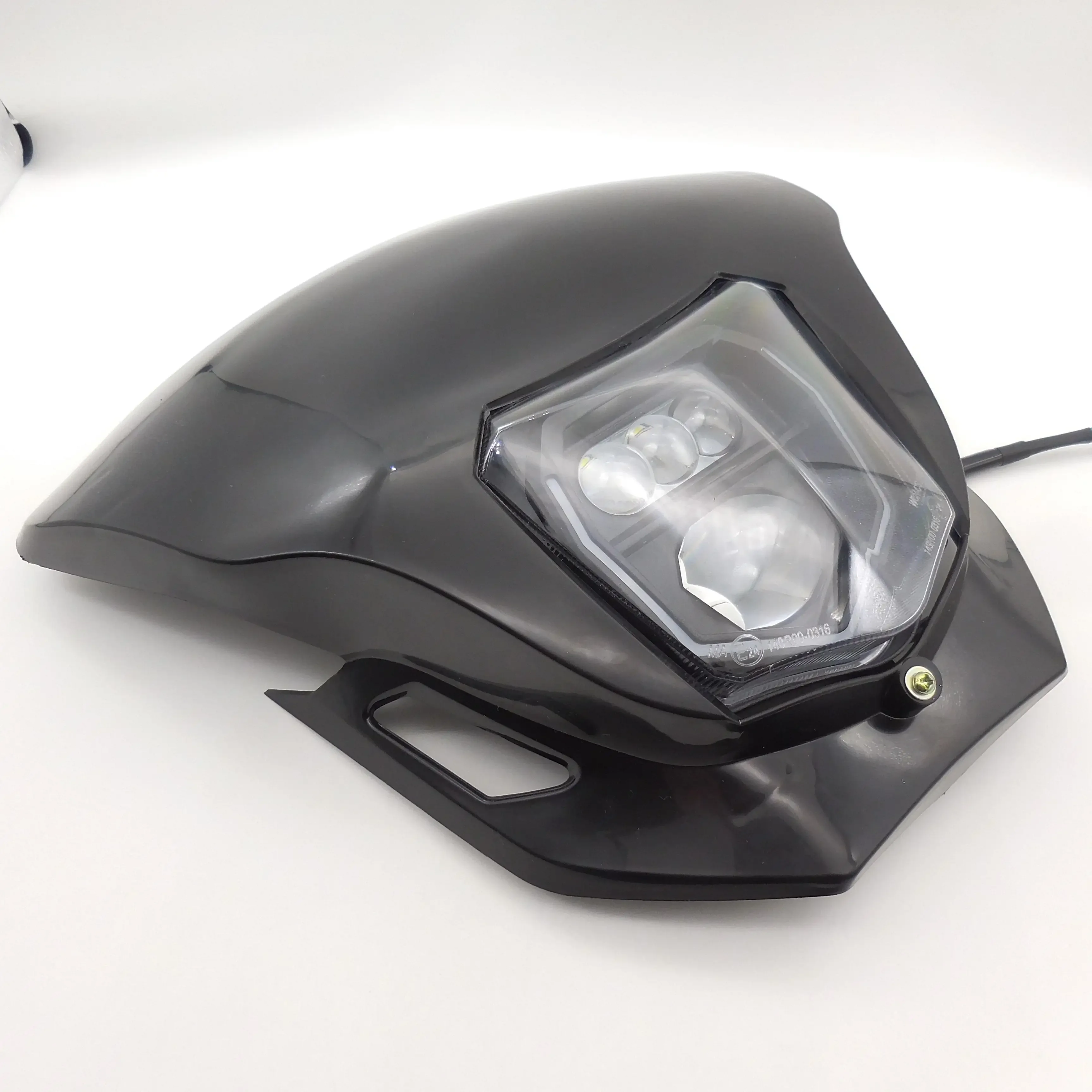 

-Universal Dirt Bike Headlight Waterproof Dust-proof And Corrosion-resistant Headlamp For Motorcycle