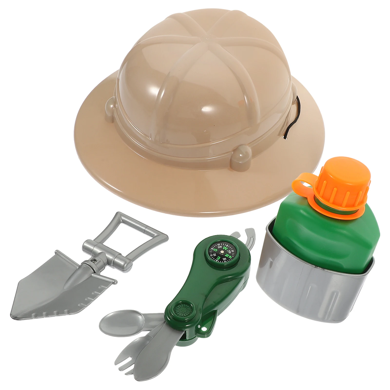 1Set Explorer Hat Props Lightweight Comfortable Jungle Role Tool Set Simulation Explorers Toy Cosplay Accessories
