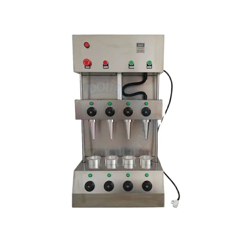 ประสิทธิภาพสูงไฟฟ้าเชิงพาณิชย์ Commercial 4กรวยแม่พิมพ์พิซซ่ากรวยเครื่อง/Pisa Ice Cream Cone Maker เบเกอรี่เครื่อง