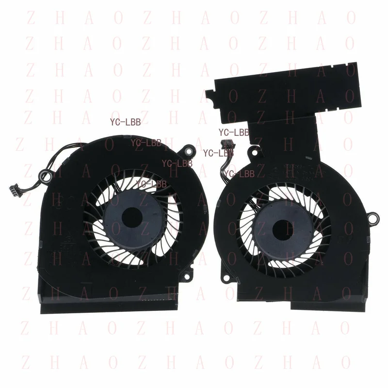 L+ For HP OMEN 4 Pro PC 15-DC L30204-001 L29354-001 CPU+GPU Cooling Fan