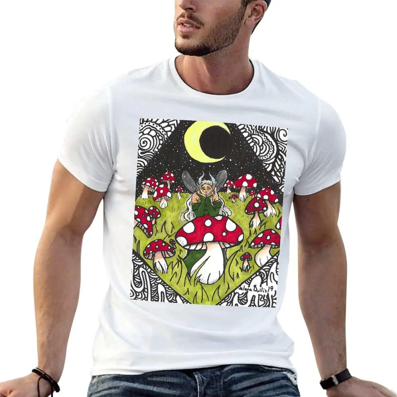 

Mysterious Faerie T-Shirt man t shirt cotton high quality anime t shirts for man T-Shirt
